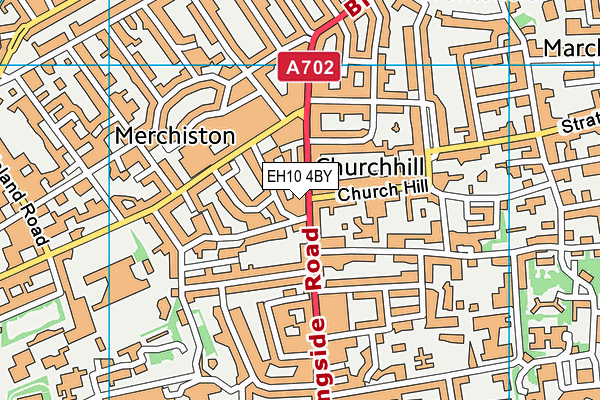 EH10 4BY map - OS VectorMap District (Ordnance Survey)