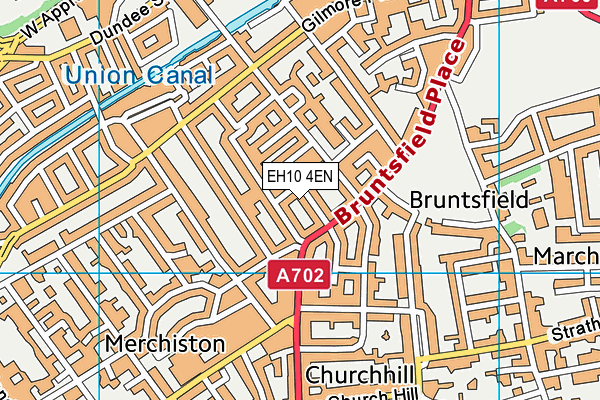 EH10 4EN map - OS VectorMap District (Ordnance Survey)