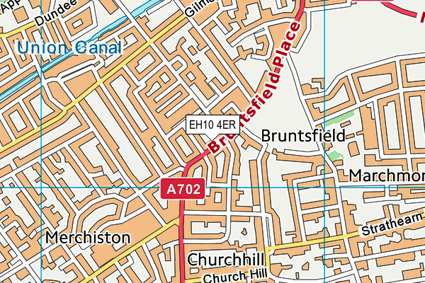 EH10 4ER map - OS VectorMap District (Ordnance Survey)