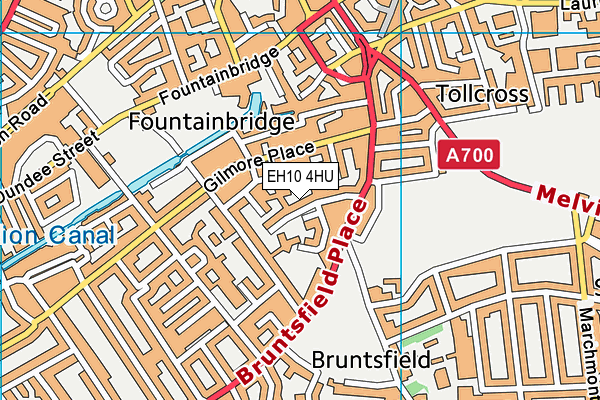 EH10 4HU map - OS VectorMap District (Ordnance Survey)