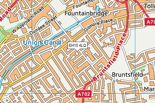 EH10 4LQ map - OS VectorMap District (Ordnance Survey)