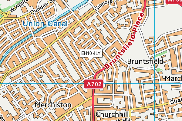 EH10 4LY map - OS VectorMap District (Ordnance Survey)