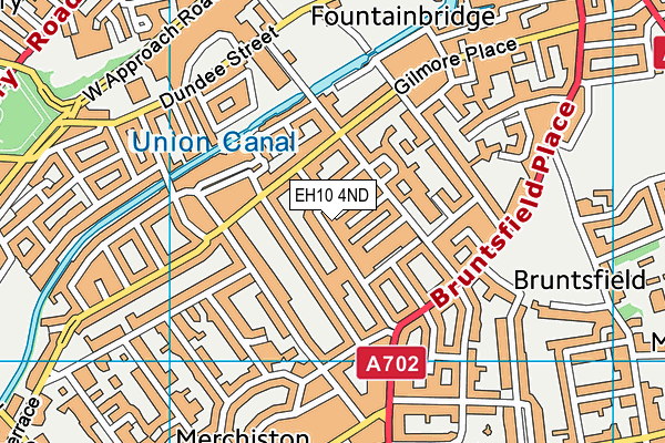 EH10 4ND map - OS VectorMap District (Ordnance Survey)