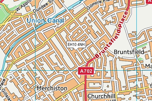 EH10 4NH map - OS VectorMap District (Ordnance Survey)