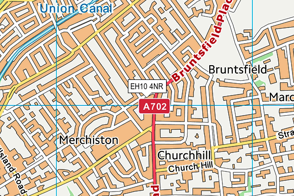 EH10 4NR map - OS VectorMap District (Ordnance Survey)