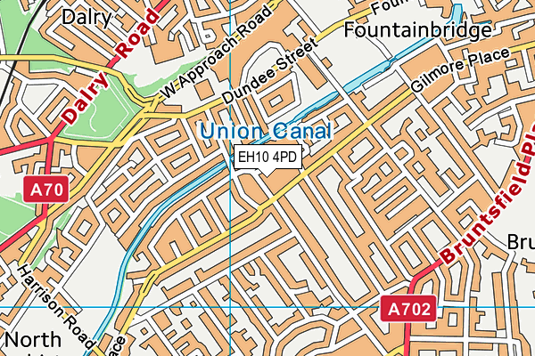 EH10 4PD map - OS VectorMap District (Ordnance Survey)