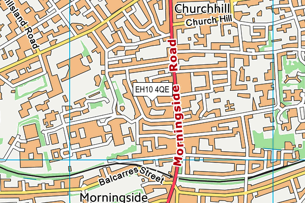 EH10 4QE map - OS VectorMap District (Ordnance Survey)