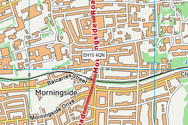 EH10 4QN map - OS VectorMap District (Ordnance Survey)