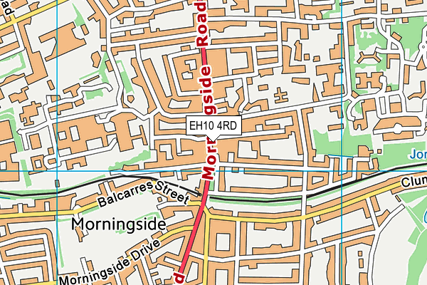 EH10 4RD map - OS VectorMap District (Ordnance Survey)