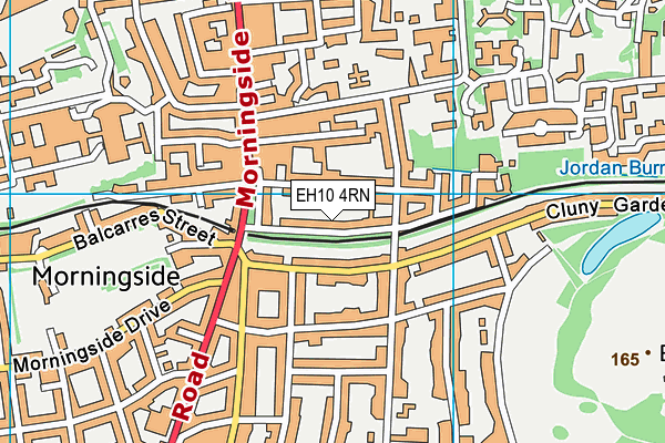 EH10 4RN map - OS VectorMap District (Ordnance Survey)