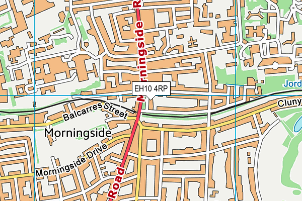 EH10 4RP map - OS VectorMap District (Ordnance Survey)