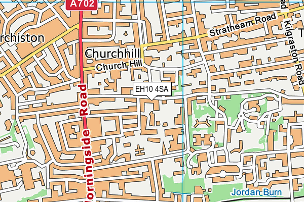 EH10 4SA map - OS VectorMap District (Ordnance Survey)