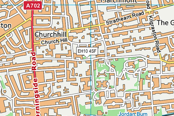 EH10 4SF map - OS VectorMap District (Ordnance Survey)