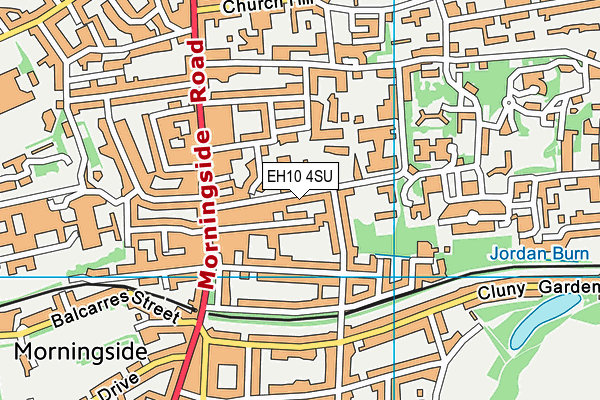 EH10 4SU map - OS VectorMap District (Ordnance Survey)