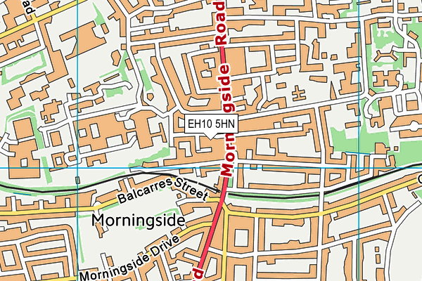 EH10 5HN map - OS VectorMap District (Ordnance Survey)