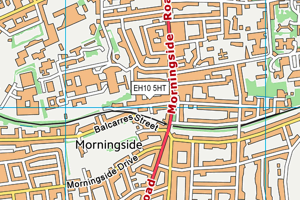 EH10 5HT map - OS VectorMap District (Ordnance Survey)