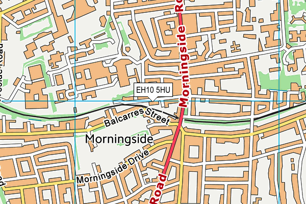 EH10 5HU map - OS VectorMap District (Ordnance Survey)