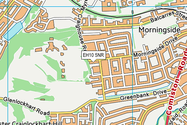 EH10 5NR map - OS VectorMap District (Ordnance Survey)