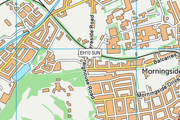 EH10 5UN map - OS VectorMap District (Ordnance Survey)