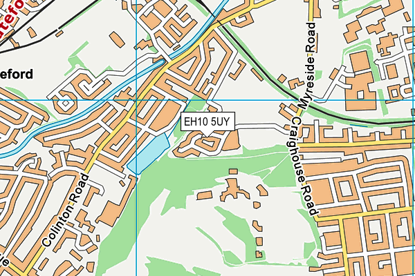 EH10 5UY map - OS VectorMap District (Ordnance Survey)