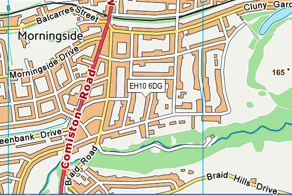 Map of CORRENNIE INVESTMENTS LIMITED at district scale