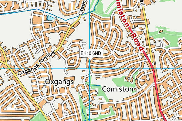 EH10 6ND map - OS VectorMap District (Ordnance Survey)