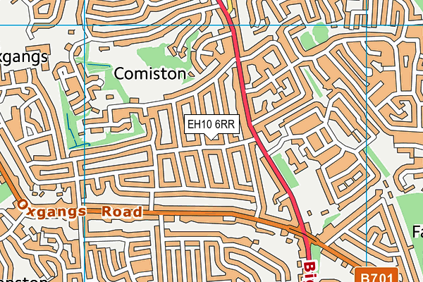 EH10 6RR map - OS VectorMap District (Ordnance Survey)