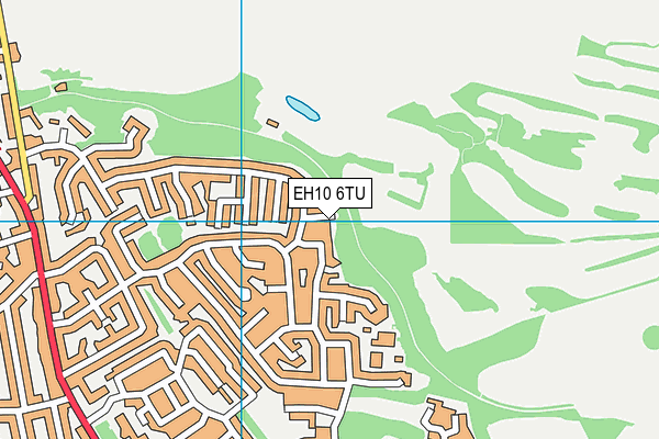 EH10 6TU map - OS VectorMap District (Ordnance Survey)