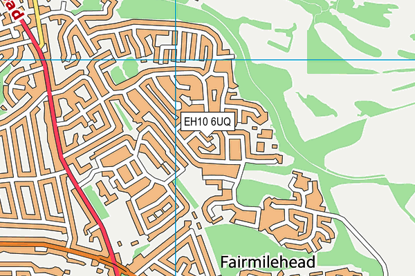 EH10 6UQ map - OS VectorMap District (Ordnance Survey)