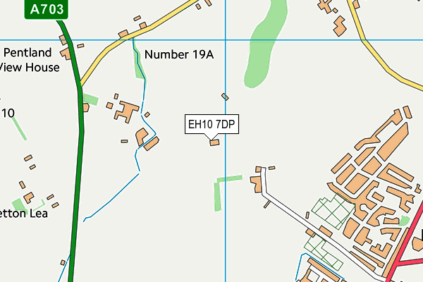 EH10 7DP map - OS VectorMap District (Ordnance Survey)