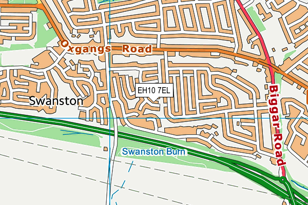 EH10 7EL map - OS VectorMap District (Ordnance Survey)