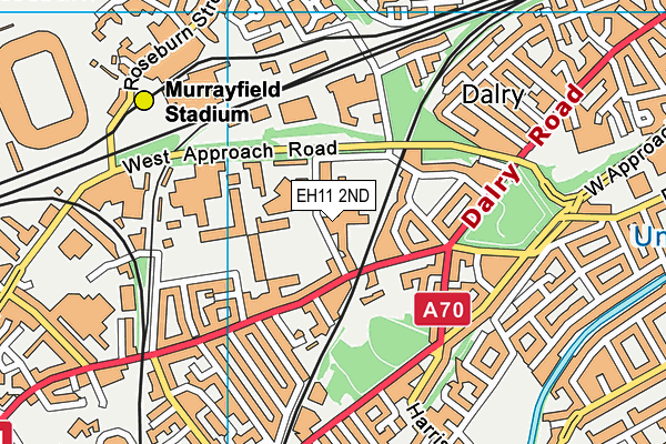 EH11 2ND map - OS VectorMap District (Ordnance Survey)