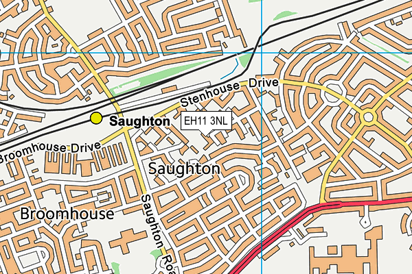 EH11 3NL map - OS VectorMap District (Ordnance Survey)