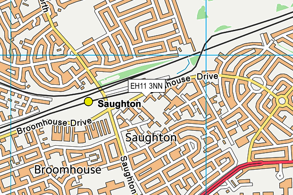 EH11 3NN map - OS VectorMap District (Ordnance Survey)