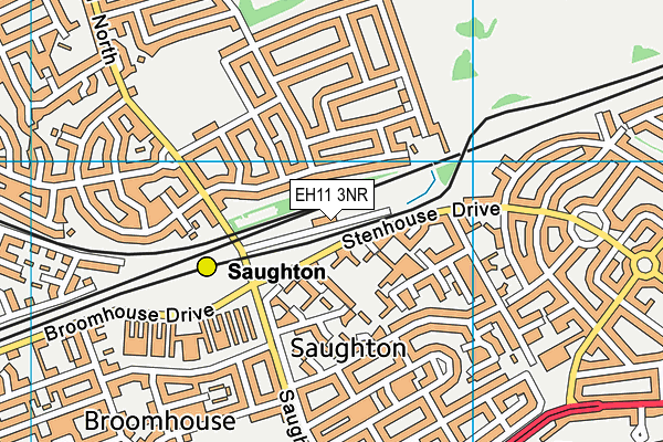 EH11 3NR map - OS VectorMap District (Ordnance Survey)