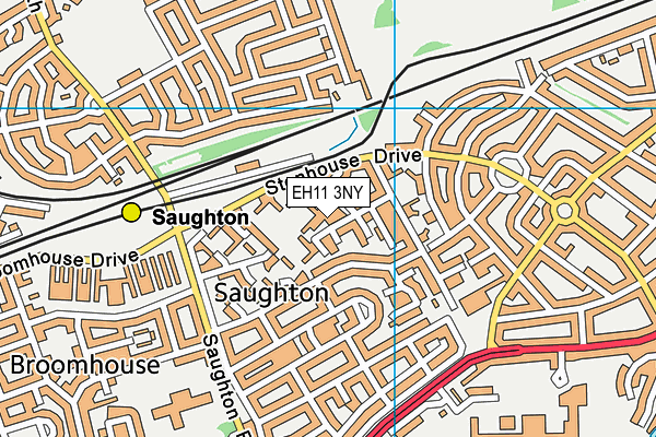 EH11 3NY map - OS VectorMap District (Ordnance Survey)