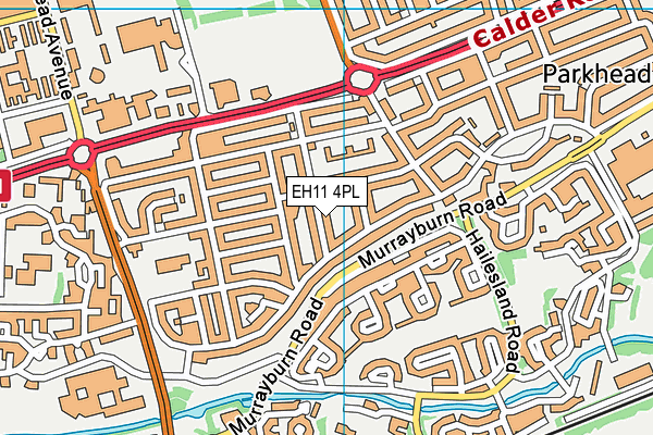 EH11 4PL map - OS VectorMap District (Ordnance Survey)