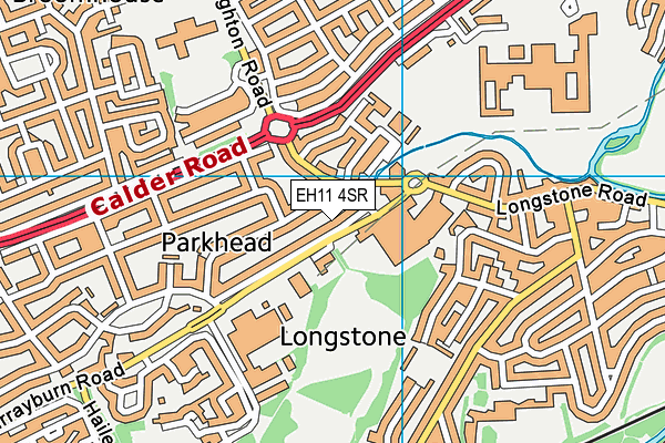 EH11 4SR map - OS VectorMap District (Ordnance Survey)