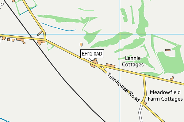 EH12 0AD map - OS VectorMap District (Ordnance Survey)