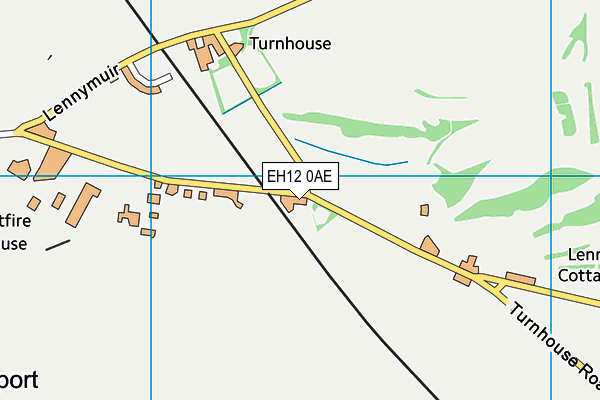 EH12 0AE map - OS VectorMap District (Ordnance Survey)