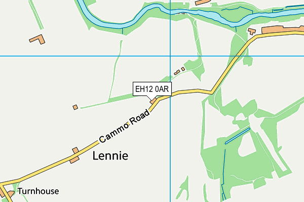 EH12 0AR map - OS VectorMap District (Ordnance Survey)