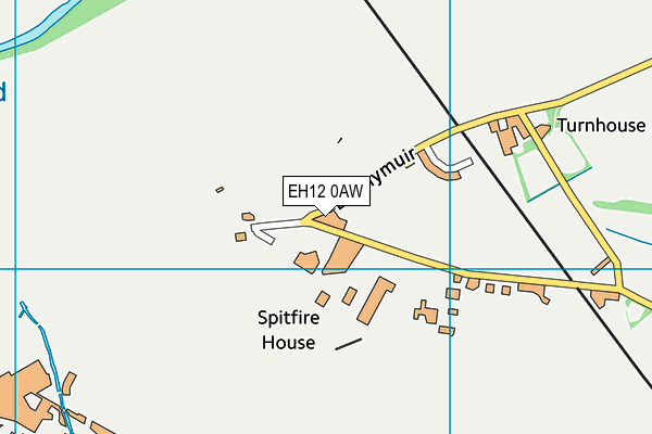 EH12 0AW map - OS VectorMap District (Ordnance Survey)