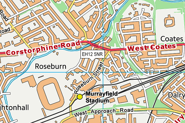 EH12 5NR map - OS VectorMap District (Ordnance Survey)