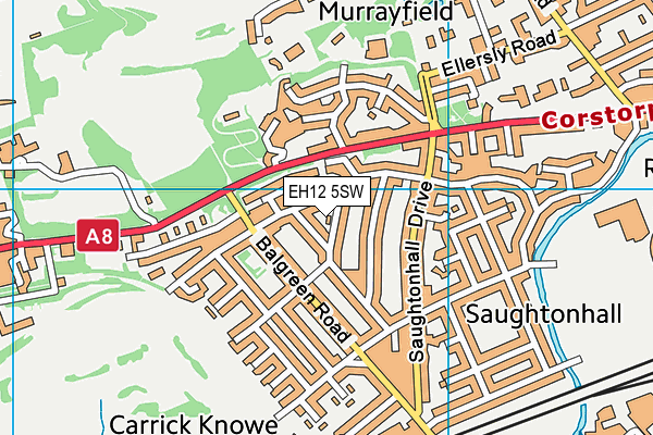 EH12 5SW map - OS VectorMap District (Ordnance Survey)