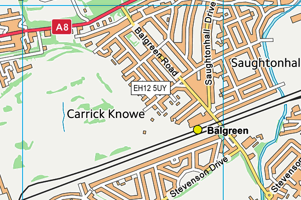 EH12 5UY map - OS VectorMap District (Ordnance Survey)