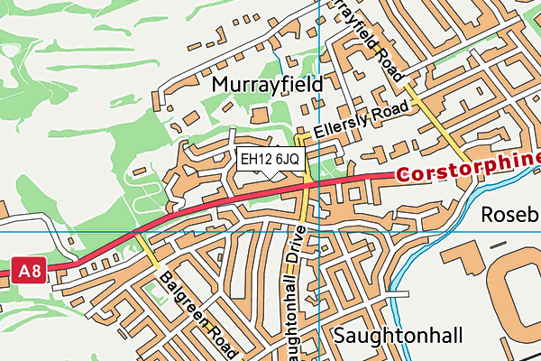 EH12 6JQ map - OS VectorMap District (Ordnance Survey)