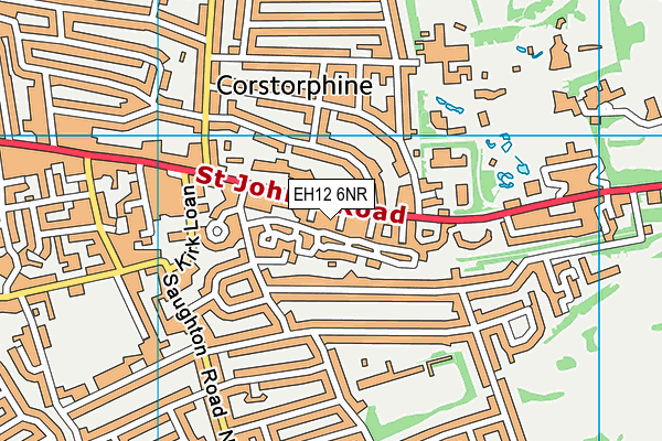 EH12 6NR map - OS VectorMap District (Ordnance Survey)