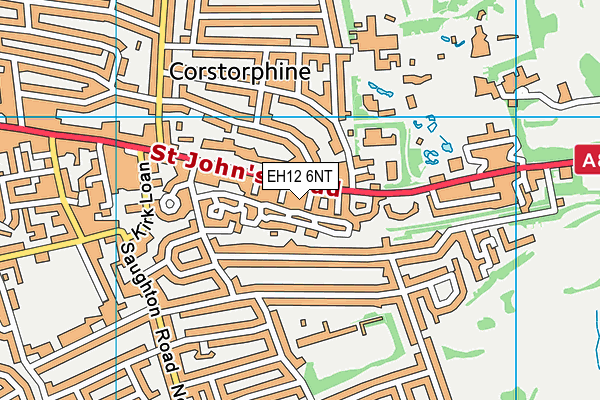 EH12 6NT map - OS VectorMap District (Ordnance Survey)