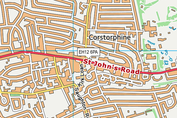 EH12 6PA map - OS VectorMap District (Ordnance Survey)