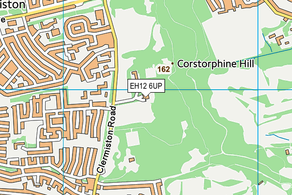 EH12 6UP map - OS VectorMap District (Ordnance Survey)